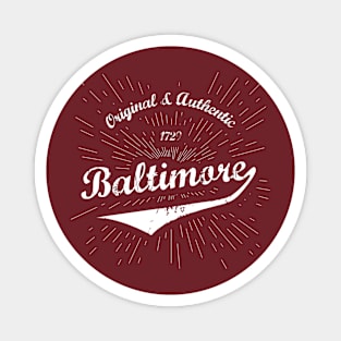 Original Baltimore, MD Shirt Magnet